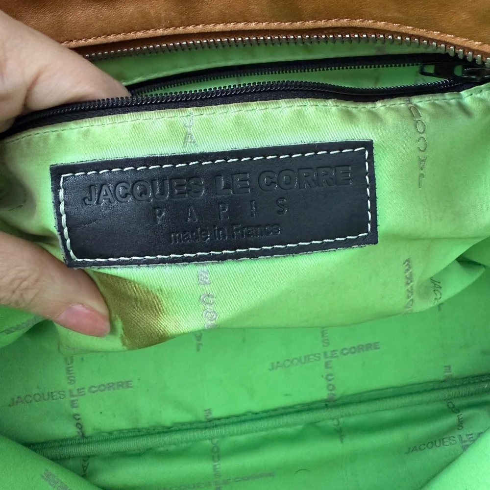 Leather Briefcase Bag in Brown